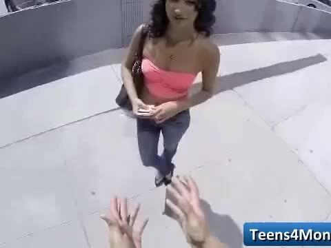 Young Chick Fucked In Park for Cash